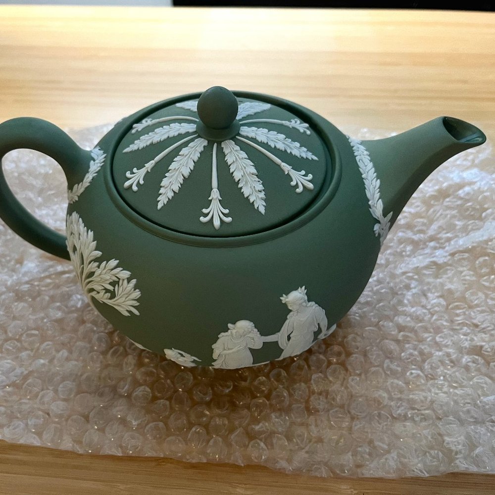 Vintage Wedgewood Jasperware teapot